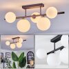 Chehalis Plafonnier, Boule lumineuse Blanc, 5 lumières
