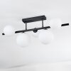 Chehalis Plafonnier, Boule lumineuse Blanc, 5 lumières