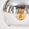 Koyoto Suspension, Boule lumineuse, Suspension Écru, Noir, 4 lumières