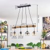 Koyoto Suspension, Boule lumineuse, Suspension Écru, Noir, 4 lumières
