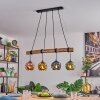 Ripoll Suspension, Boule lumineuse, Suspension Écru, Noir, 4 lumières