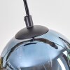 Koyoto Suspension, Boule lumineuse, Suspension Écru, Noir, 4 lumières