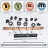 Koyoto Suspension, Boule lumineuse, Suspension Écru, Noir, 4 lumières