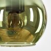 Koyoto Suspension, Boule lumineuse, Suspension Écru, Noir, 4 lumières