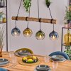 Koyoto Suspension, Boule lumineuse, Suspension Écru, Noir, 4 lumières
