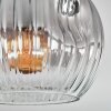 Ripoll Plafonnier, Boule lumineuse Clair, Fumé, 3 lumières