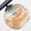 Ripoll Plafonnier, Boule lumineuse Ambre, 6 lumières