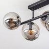Gastor Plafonnier, Boule lumineuse Fumé, 5 lumières