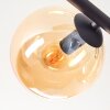 Gastor Plafonnier, Boule lumineuse Ambre, 5 lumières
