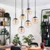 Gastor Suspension, Boule lumineuse, Suspension Noir, 6 lumières