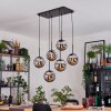 Gastor Suspension, Boule lumineuse, Suspension Noir, 6 lumières