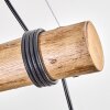 Ripoll Suspension, Boule lumineuse, Suspension Écru, Noir, 4 lumières