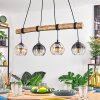 Koyoto Suspension, Boule lumineuse, Suspension Écru, Noir, 4 lumières