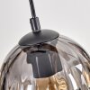 Koyoto Suspension, Boule lumineuse, Suspension Écru, Noir, 4 lumières