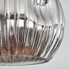 Ripoll Plafonnier, Boule lumineuse Chrome, Fumé, 3 lumières