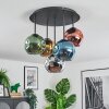 Ripoll Plafonnier, Boule lumineuse Bleu, Chrome, Or, Vert, Cuivré, Fumé, 5 lumières