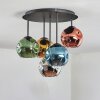 Ripoll Plafonnier, Boule lumineuse Bleu, Chrome, Or, Vert, Cuivré, Fumé, 5 lumières