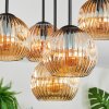 Ripoll Plafonnier, Boule lumineuse Ambre, 5 lumières