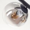 Gastor Plafonnier, Boule lumineuse Ambre, Clair, Fumé, 5 lumières