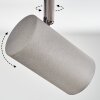 Javel Plafonnier, Spot de plafond Chrome, Gris, Noir, 4 lumières