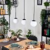 Gastor Suspension, Boule lumineuse, Suspension Blanc, 3 lumières