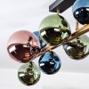 Chehalis Plafonnier, Boule lumineuse Or, Noir, 10 lumières