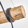 Ripoll Suspension, Boule lumineuse, Suspension Écru, Noir, 3 lumières