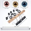 Ripoll Suspension, Boule lumineuse, Suspension Écru, Noir, 3 lumières