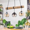 Koyoto Suspension, Boule lumineuse, Suspension Écru, Noir, 3 lumières