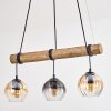 Koyoto Suspension, Boule lumineuse, Suspension Écru, Noir, 3 lumières