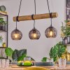 Koyoto Suspension, Boule lumineuse, Suspension Écru, Noir, 3 lumières