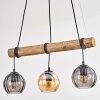 Koyoto Suspension, Boule lumineuse, Suspension Écru, Noir, 3 lumières