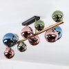 Chehalis Plafonnier, Boule lumineuse Or, Noir, 10 lumières