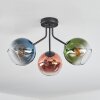 Koyoto Plafonnier, Boule lumineuse 42 cm Bleu, Vert, Clair, Cuivré, 3 lumières