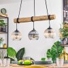 Koyoto Suspension, Boule lumineuse, Suspension Écru, Noir, 3 lumières