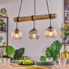 Koyoto Suspension, Boule lumineuse, Suspension Écru, Noir, 3 lumières