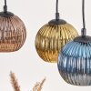 Koyoto Suspension, Boule lumineuse, Suspension Écru, Noir, 3 lumières