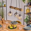 Koyoto Suspension, Boule lumineuse, Suspension Écru, Noir, 3 lumières