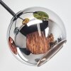 Koyoto Plafonnier, Boule lumineuse 52 cm Bleu, Chrome, Or, Vert, Cuivré, Fumé, 5 lumières