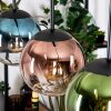 Gastor Suspension, Boule lumineuse, Suspension Bleu, Vert, Clair, Cuivré, 3 lumières