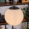Gastor Suspension, Boule lumineuse, Suspension Blanc, 3 lumières