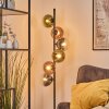 Gastor Boule lumineuse, Lampadaire 34 cm Bleu, Vert, Clair, Cuivré, 6 lumières
