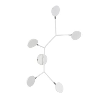 Applique murale WOFI BELIZE LED Blanc, 1 lumière