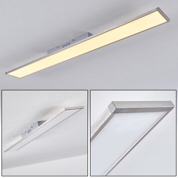 Plafonnier Bonifacio LED Blanc, 1 lumière