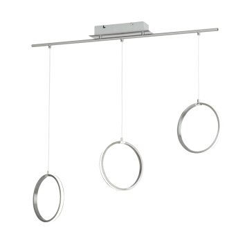 Suspension Eglo TAMASERA LED Nickel mat, 3 lumières