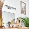 lampe miroir  Morges LED Chrome, Blanc, 1 lumière
