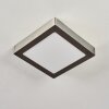 Plafonnier Finsrud LED Nickel mat, 1 lumière