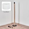 Flemming Lampadaire Écru, Noir, 1 lumière