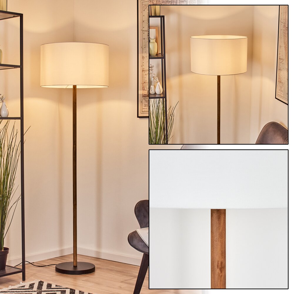 Flemming Lampadaire Écru, Noir, 1 lumière main product photo