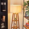 Flemming Lampadaire Écru, Noir, 1 lumière